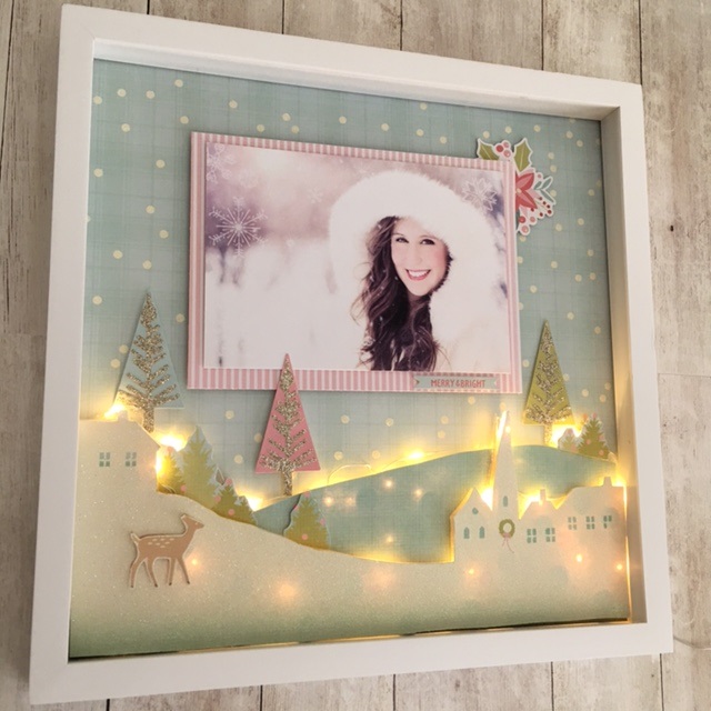 Sugar Plum Light Up Shadow Box Frame Craft Warehouse