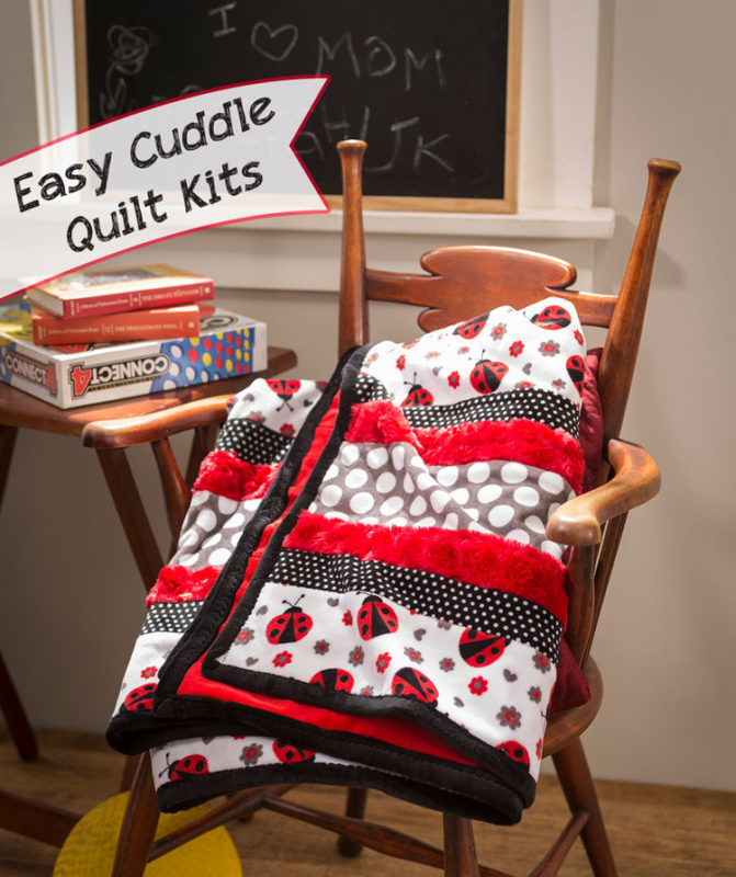 Cuddle Fabric Quilt Kits for Kids at Craft Warehouse