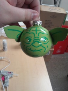 Star Wars Yoda Ornament decoart acrylic paint 