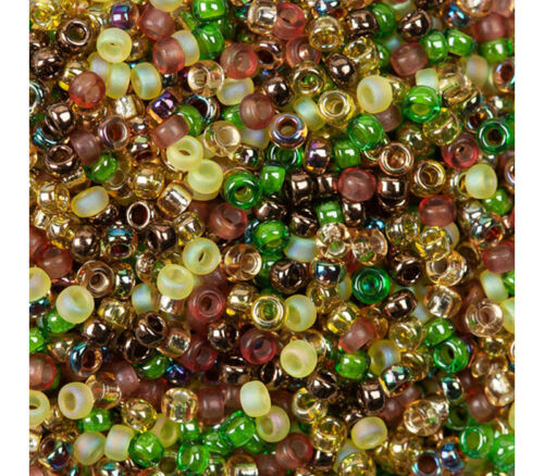 15/0 Miyuki Seed Bead - Mixed Earthtone