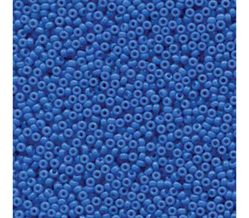 15/0 Miyuki Seed Bead - Opaque Bright Blue