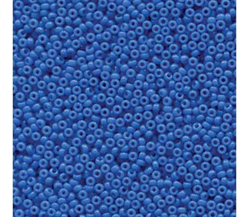 15/0 Miyuki Seed Bead - Opaque Bright Blue