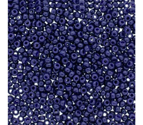 15/0 Miyuki Seed Bead - Duracoat Dark Navy Blue