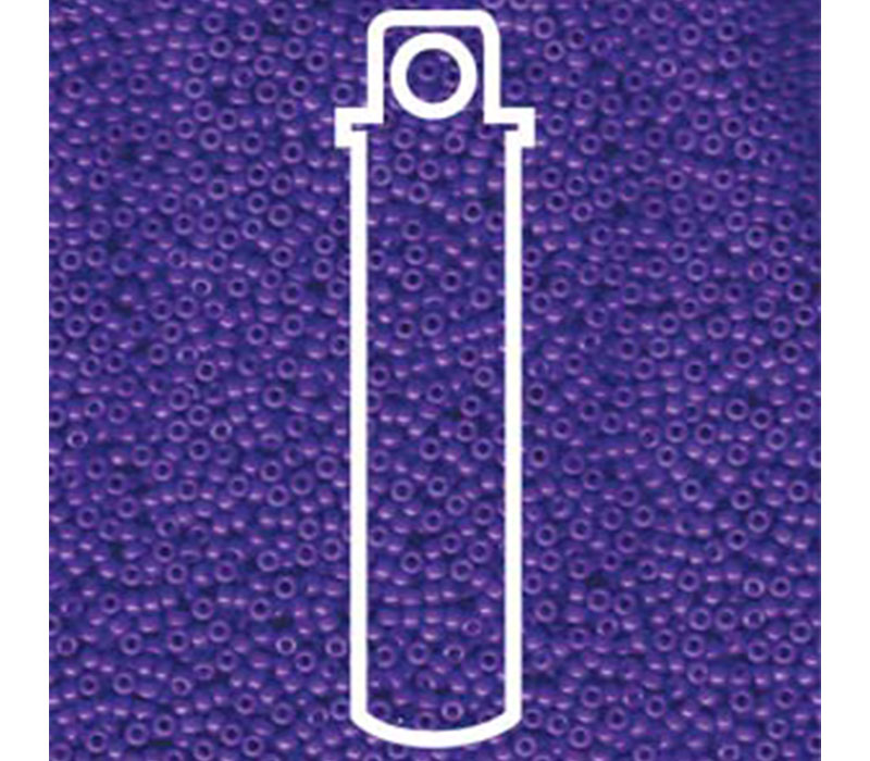 15/0 Miyuki Seed Bead - Opaque Dyed Purple