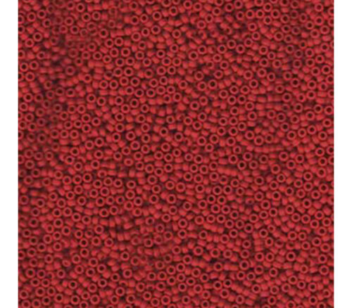 15/0 Miyuki Seed Bead - Opaque Red