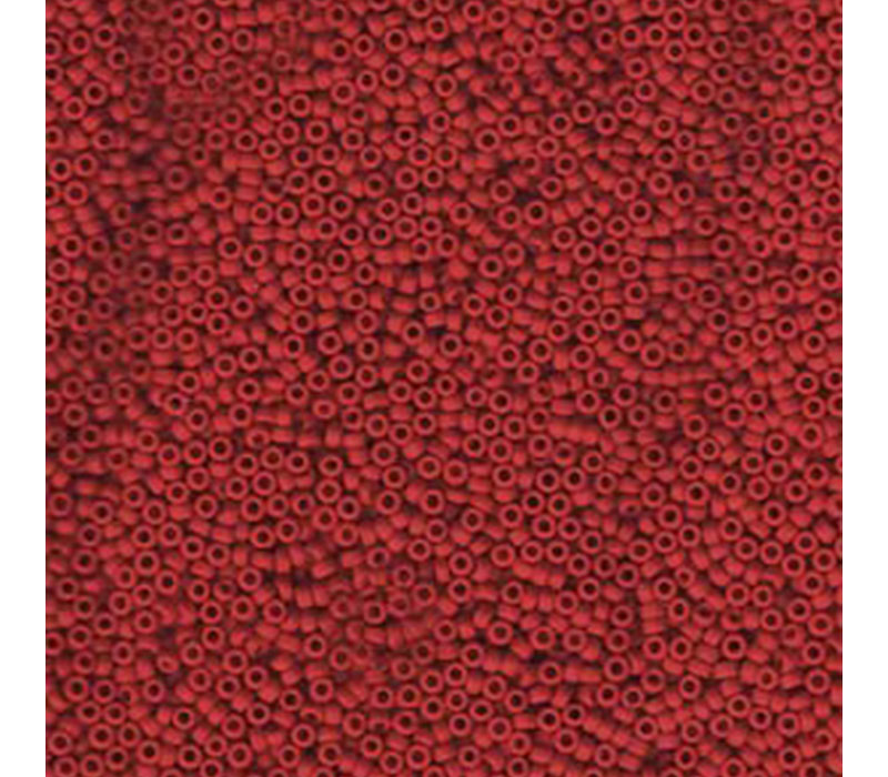 15/0 Miyuki Seed Bead - Opaque Red