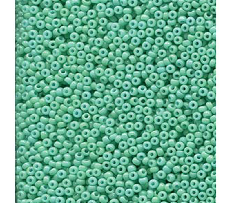 15/0 Miyuki Seed Bead - Opaque Dyed Turquoise
