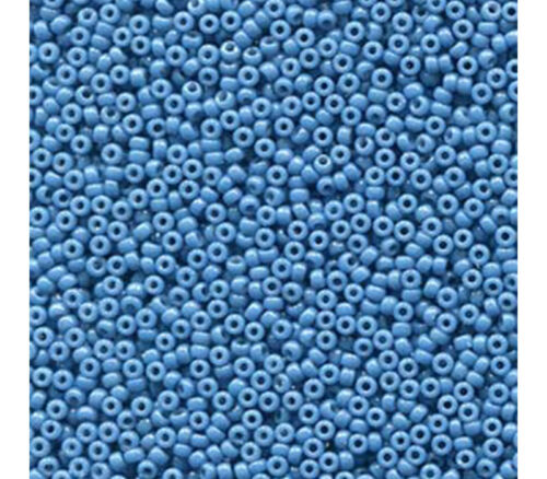 15/0 Miyuki Seed Bead - Opaque Dyed Dark Blue