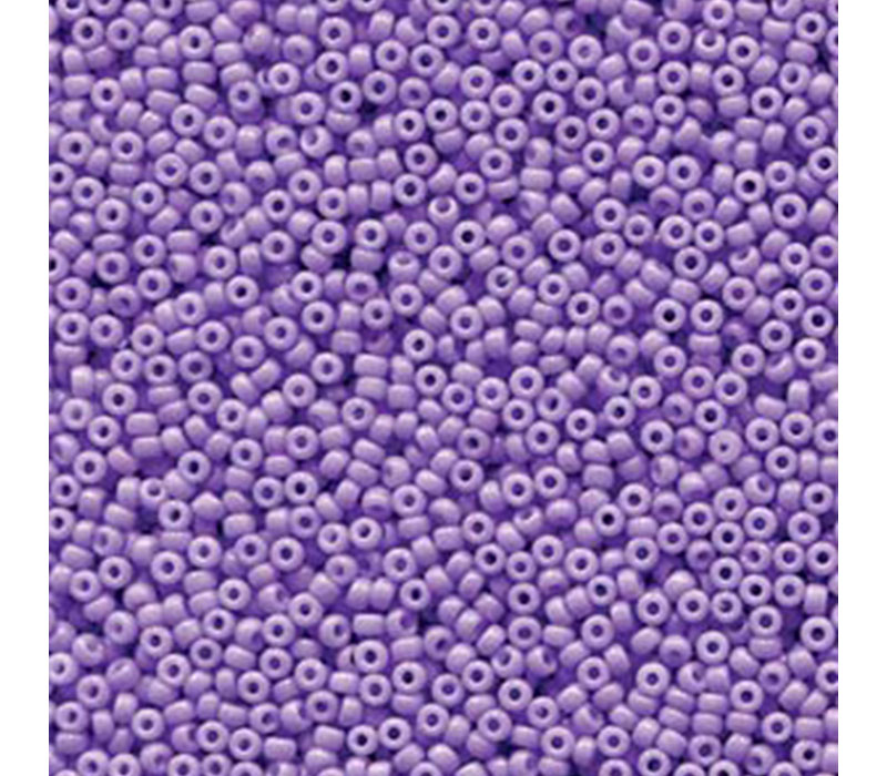 15/0 Miyuki Seed Bead - Opaque Dyed Pale Purple