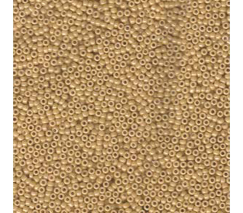 15/0 Miyuki Seed Bead - Opaque Tan