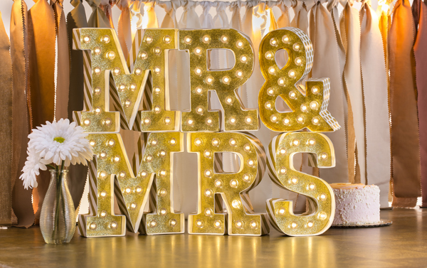 Mr. and Mrs Heidi Swapp Marquee Love Marquee Lights