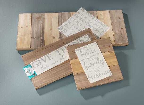 Wood Wall Hanging Planks - Supplies