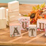 Autumn Wood Blocks