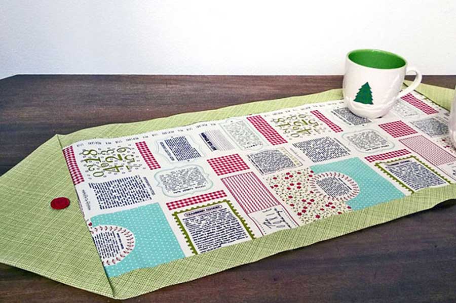 Sew this: Christmas Table Runner in Ten Minutes