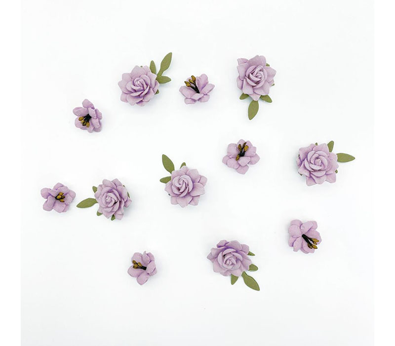 49 and Market Florets Paper Flowers - Soft Lilac