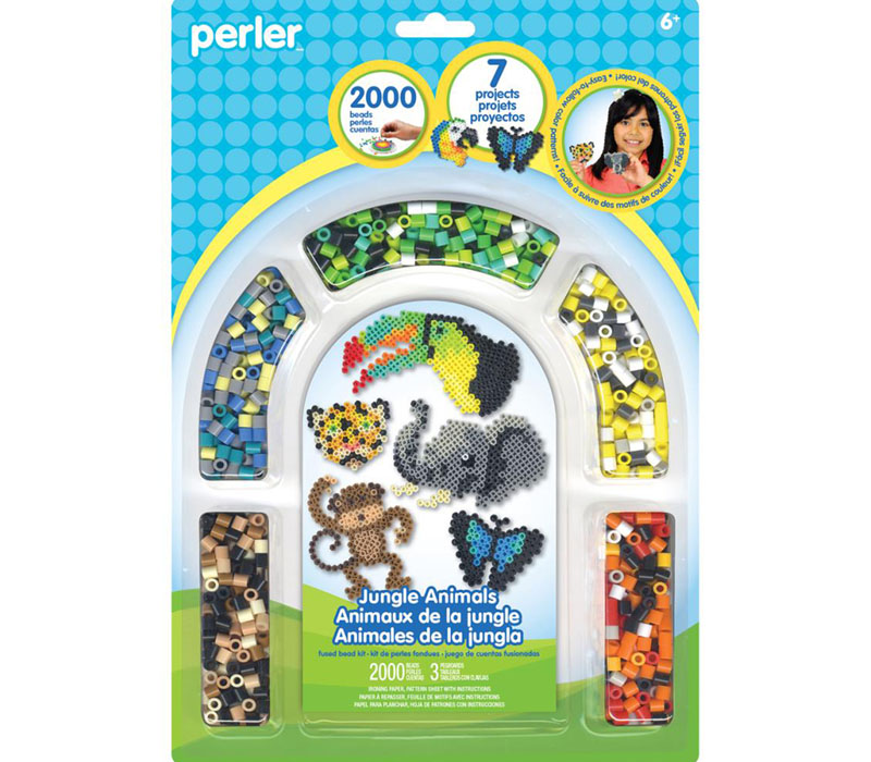Perler Jungle Fused Bead Kit