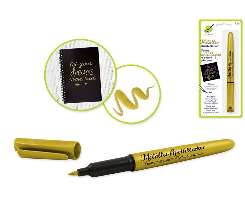 MultiCraft Brush Marker - Gold