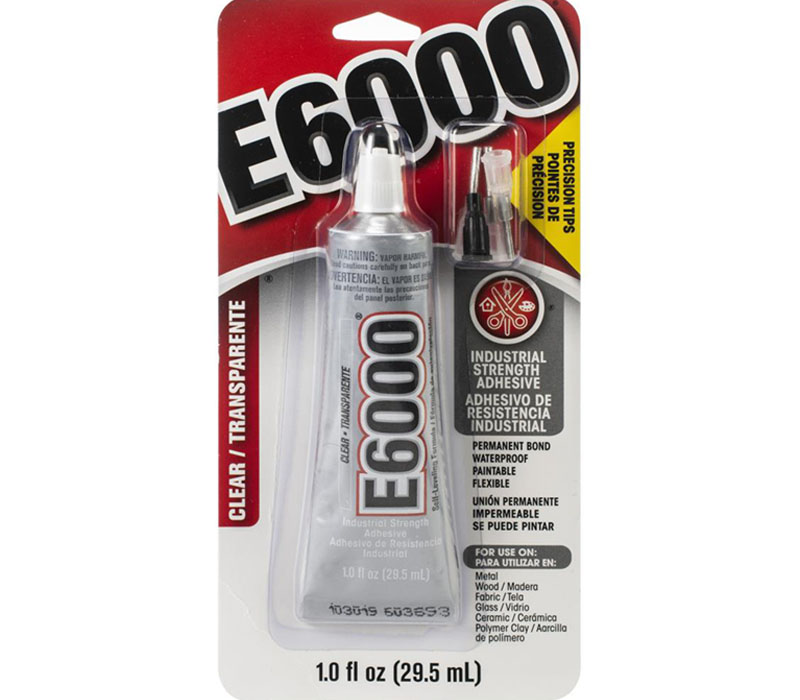 E6000 Clear Adhesive Glue with Precision Tips