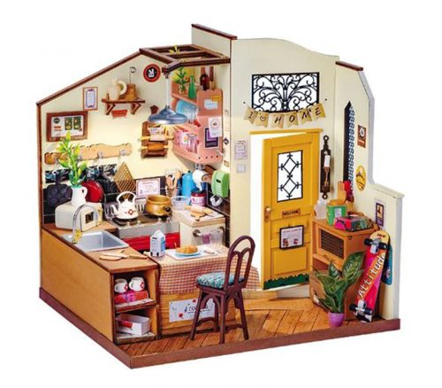 Robotime Wooden 3-D Puzzle - Cozy Kitchen