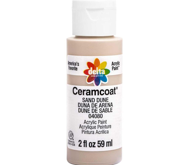 Delta Ceramocat Acrylic Paint - 2-ounce - Sand Dune