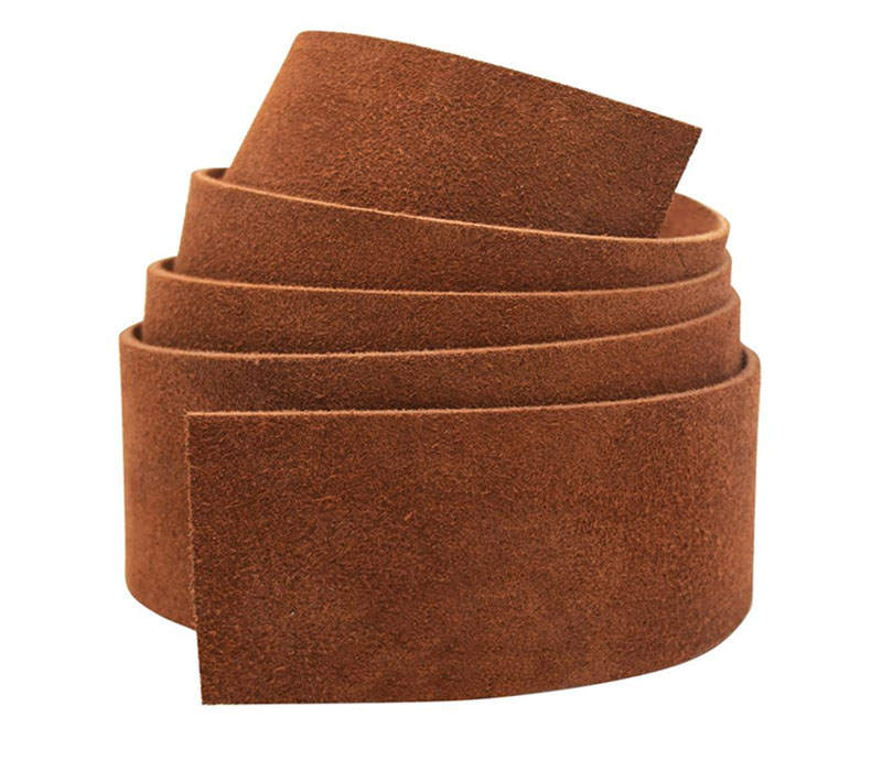 Realeather Crafts Suede Strip - Medium Brown