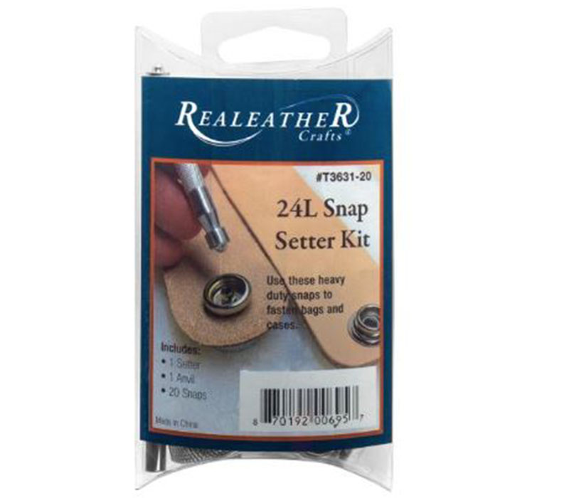 Realeather 24L Snap Setter Kit