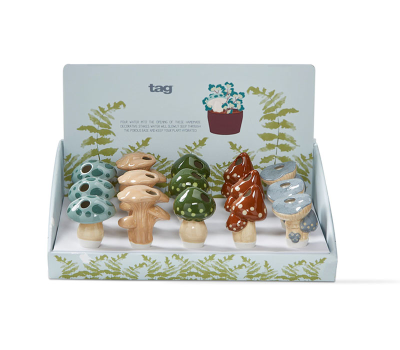 Tag Mushroom Plant Pets - Style/Color Shipped is Randomly Picked - 1 Piece