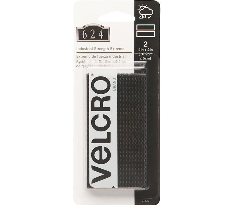 Velcro Brand Industrial Strength Extreme Fasteners 4-inches by 2-inches.  #91839