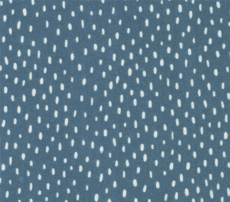 Over the Moon Flannel Spots in Blueberry