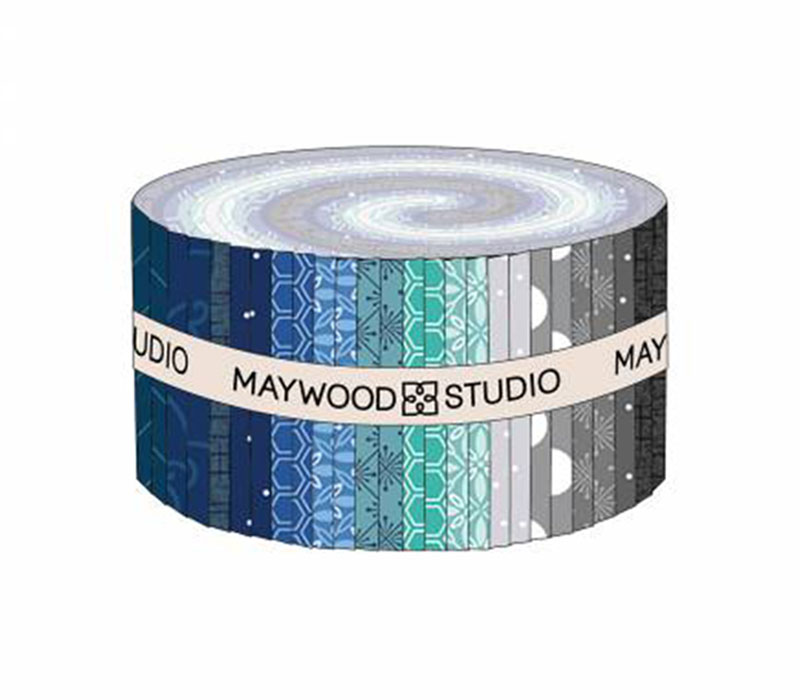 Kimberbell Maritime 2.5-inch Jelly Roll Strip Pack 40 Count