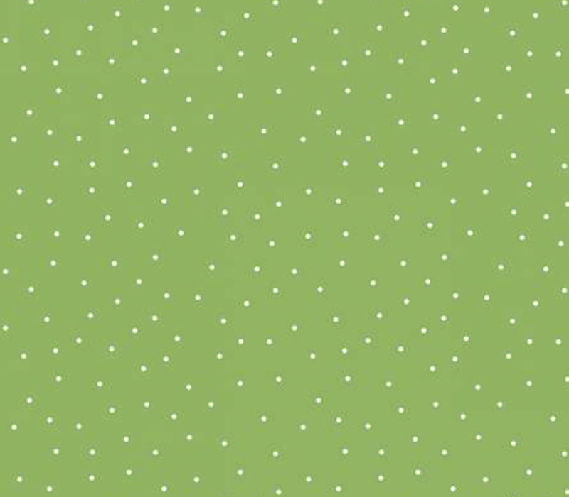 Kimberbell Tiny White Dots on Green
