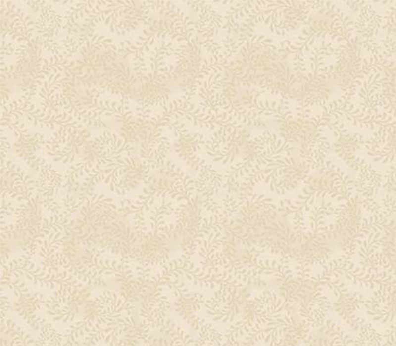 Swirling Leaves 108-inch Quilt Backing Cream