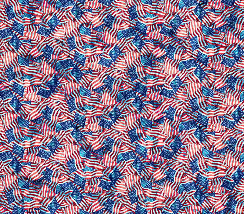 Patriot American Flags Allover
