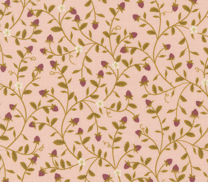 Evermore Florals Strawberry on Strawberry Pink