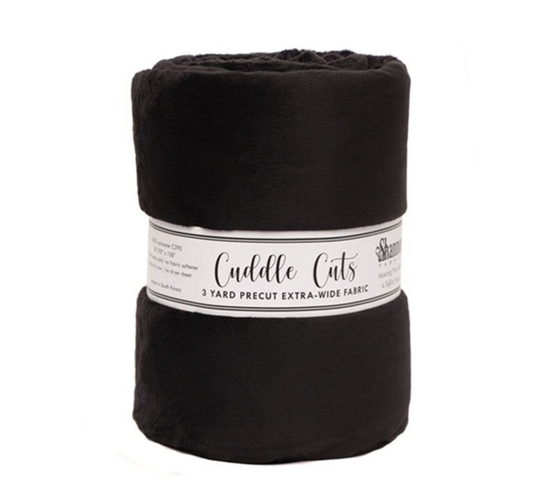 Solid Cuddle 3 Smooth 3-yard x 90-inch Wide Packaged Black