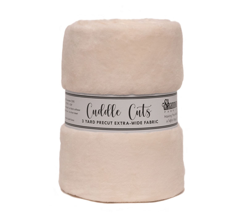 Solid Cuddle 3 Smooth 3-yard x 90-inch Wide Packaged Ivory