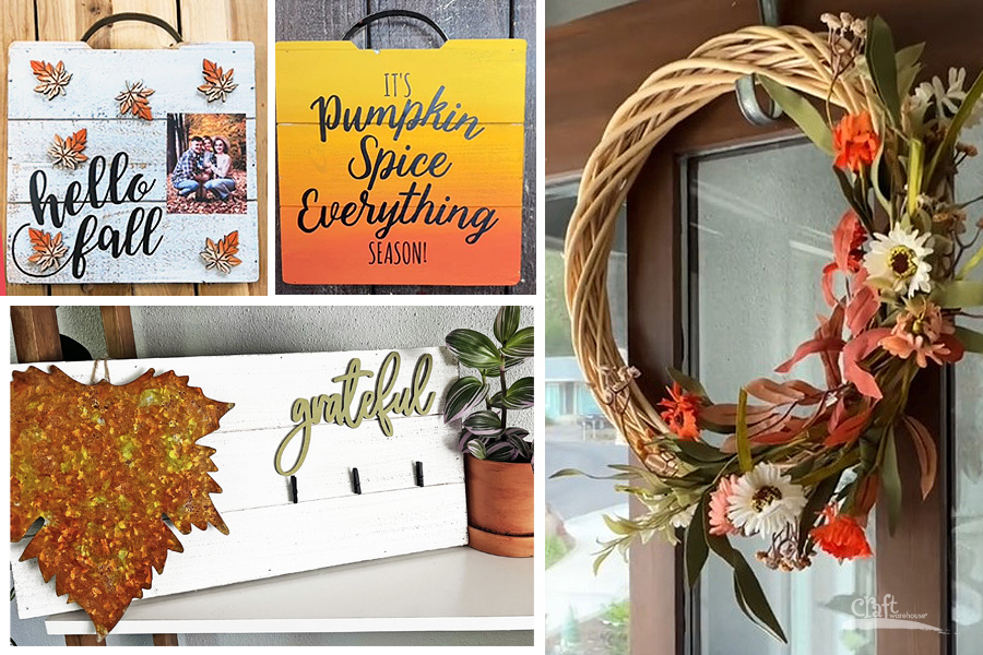 four easy fall craft projects for your home decar for craft warehouse