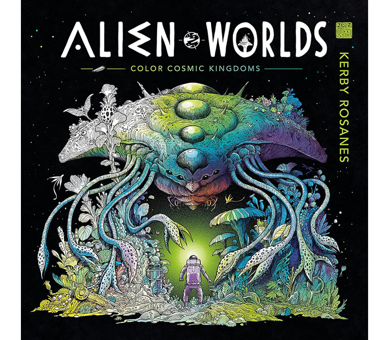 Alien Worlds Cosmic Kingdoms Coloring Book
