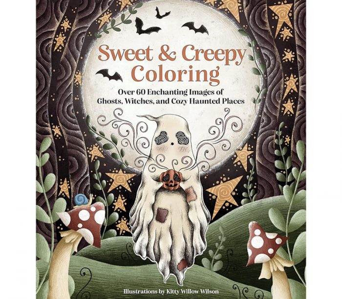 Sweet and Creepy Coloring Book - Ghosts Witches and Cozy Haunted Places