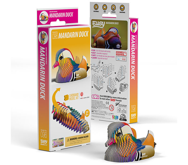 Eugy 3-D Paper Puzzle- Mandarin Duck