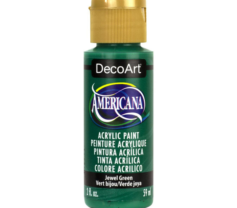 DecoArt Americana Acrylic Paint - 2-ounce - Jewel Green