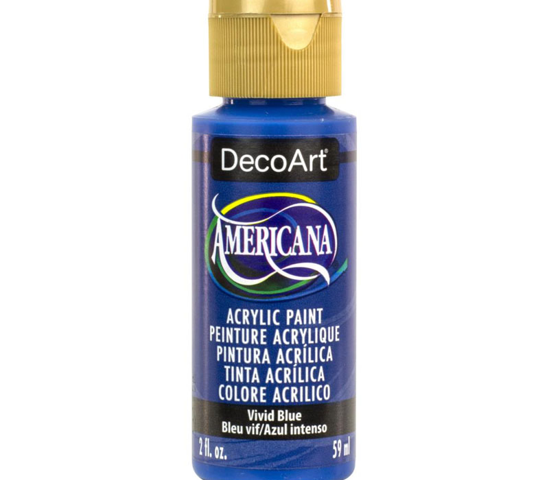 DecoArt Americana Acrylic Paint - 2-ounce - Vivid Blue