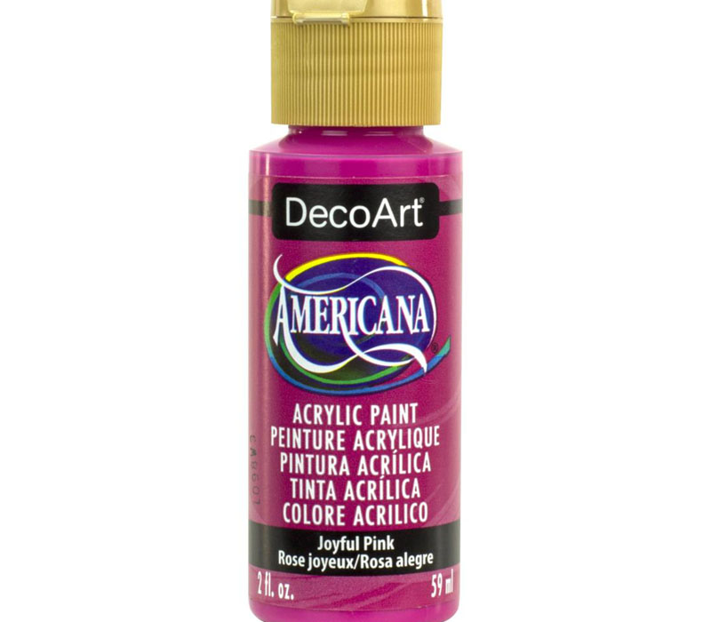 DecoArt Americana Acrylic Paint - 2-ounce - Joyful Pink