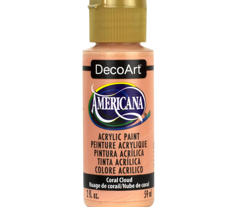 DecoArt Americana Acrylic Paint - 2-ounce - Coral Cloud