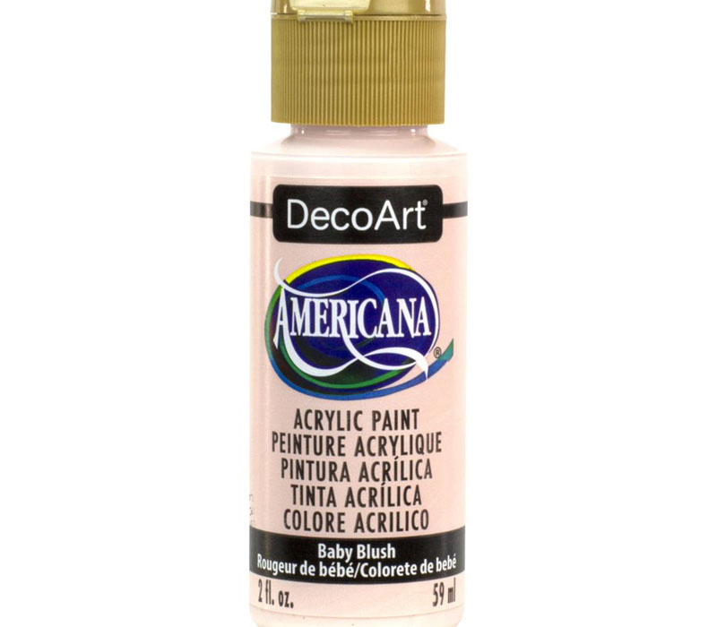 DecoArt Americana Acrylic Paint - 2-ounce - Baby Blush