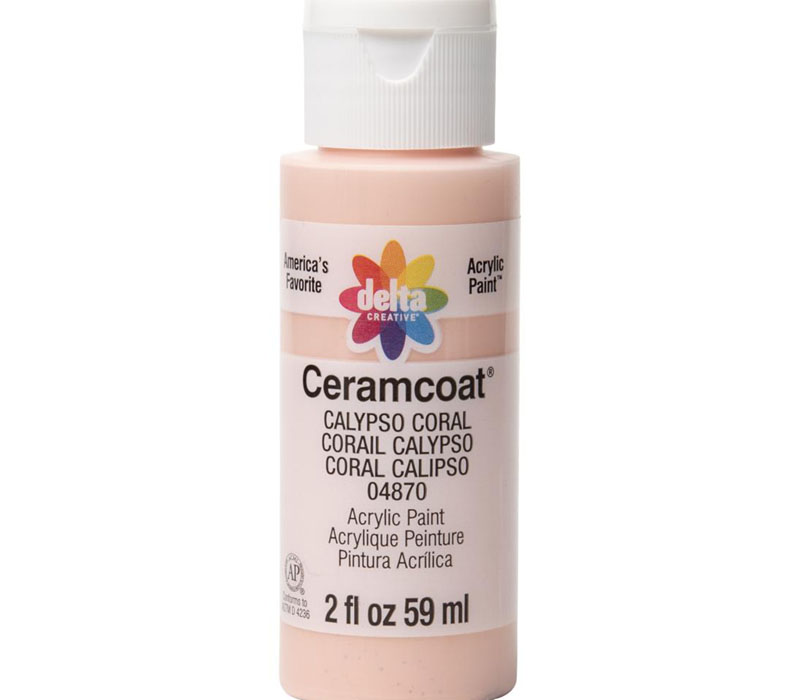 Delta Ceramcoat Acrylic Paint - 2-ounce - Calypso Coral