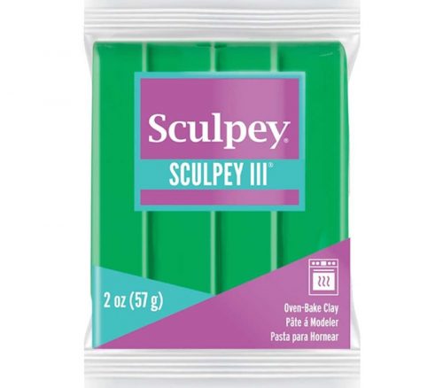 Sculpey III Clay - Emerald Green