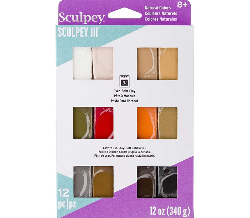  Super Sculpey Sculpting Compound Extra-Firm Gray Oven-Bake Clay  - Shatter and Chip Resistant - 1 Lb, Pack of 3 : Arts, Crafts & Sewing