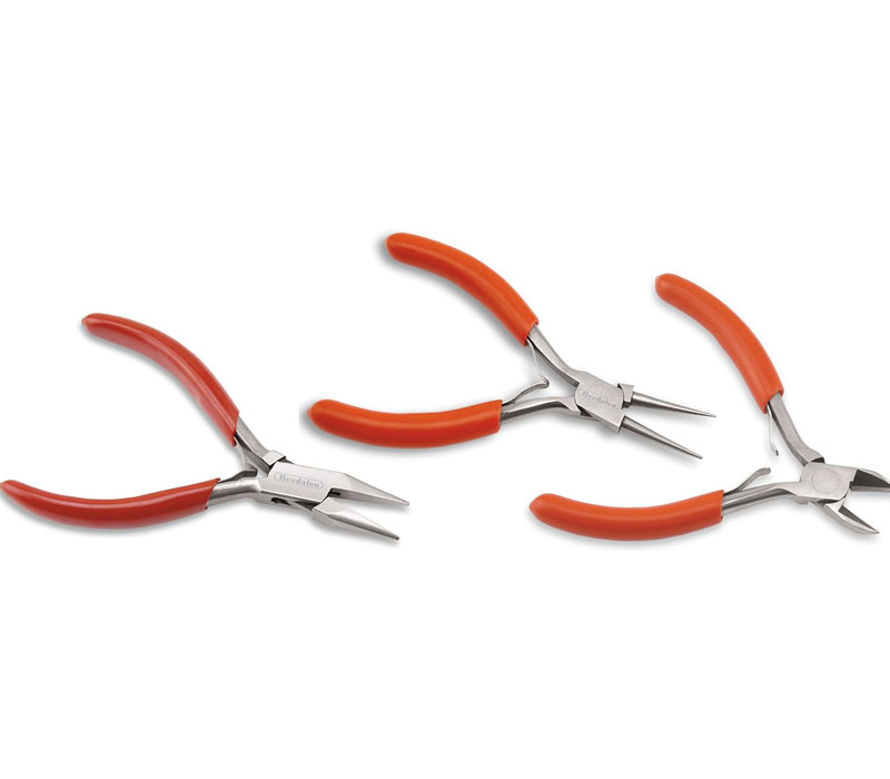 Basic 3-piece pliers set for jewelry making