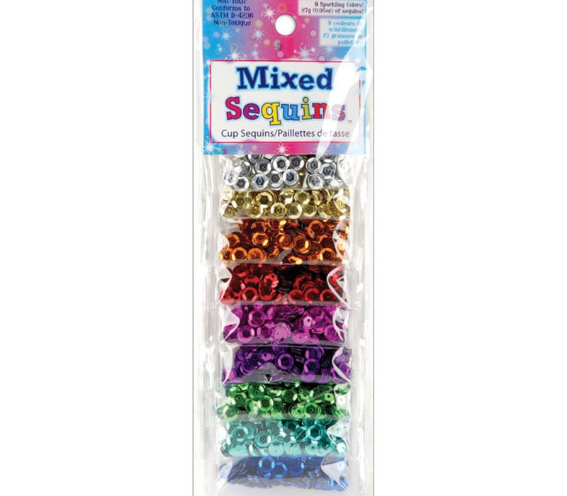Sulyn Mixed Sequins 6mm - 9 Piece